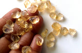 Citrine Rough, Raw Natural Citrine, Loose Citrine Gems Undrilled 10-12mm