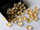 Citrine Rough, Raw Natural Citrine, Loose Citrine Gems Undrilled 10-12mm