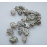 8-10mm White Raw Diamond Uncut Rough Diamond For Jewelry (1Pc To 10Pc Options)