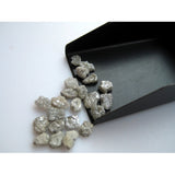 5mm White Rough Diamond, Rough Diamond For Jewelry (2Pcs To 10Pcs Options)