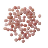 Pink Opal Cabochons, Natural Loose Pink Opal Plain Smooth Round Flat Back