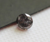 Salt And Pepper Diamond, 0.42 Cts Drilled Diamond Soliatire Diamond/Brilliant