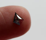 Salt And Pepper Diamond Kite Cut Diamond 6x5mm Kite Shape Flat Back Diamond