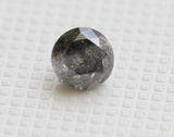 Salt And Pepper Diamond, 0.38 Cts Loose Solitaire Diamond/Brilliant Diamond