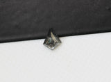 Salt And Pepper Diamond Kite Cut 5.3x4.3 mm Kite Shape Diamond Cabochon For Ring