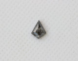 Salt And Pepper Diamond Kite Cut 5.3x4.3 mm Kite Shape Diamond Cabochon For Ring