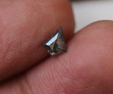 Salt And Pepper Diamond Kite Cut 5.3x4.3 mm Kite Shape Diamond Cabochon For Ring