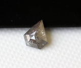 Light Salt And Pepper Diamond Shield 6.2x5.4 mm Fancy Shield Shape Diamond