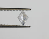 Clear Salt And Pepper Diamond Kite Cut 6.5x4.4 mm Kite Shape Diamond Cabochon