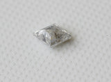 Clear Salt And Pepper Diamond Kite Cut 6.5x4.4 mm Kite Shape Diamond Cabochon