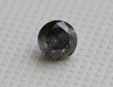 Salt And Pepper Diamond, 0.38 Cts Loose Solitaire Diamond/Brilliant Diamond