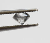 Salt And Pepper Diamond, 0.38 Cts Loose Solitaire Diamond/Brilliant Diamond