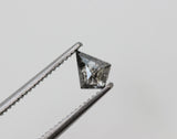 Salt And Pepper Diamond Kite Cut 5.3x4.3 mm Kite Shape Diamond Cabochon For Ring