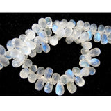 4x6 mm Rainbow Moonstone Faceted Tear Drop Beads For Jewelry, Rainbow Moonstone