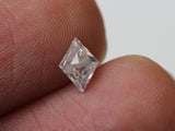 Clear Salt And Pepper Diamond Kite Cut 6.5x4.4 mm Kite Shape Diamond Cabochon