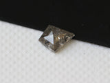 Salt And Pepper Diamond Kite Cut 6.2x4.9 mm Fancy Kite Shape Diamond Cabochon