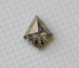 Salt And Pepper Diamond Kite Cut 6.2x4.9 mm Fancy Kite Shape Diamond Cabochon