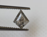 Salt And Pepper Diamond Kite Cut 6.2x4.9 mm Fancy Kite Shape Diamond Cabochon