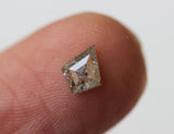 Salt And Pepper Diamond Kite Cut 6.2x4.9 mm Fancy Kite Shape Diamond Cabochon