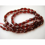 7-8mm Mozambique Garnet Faceted Oval Bead, Mozambique Garnet Oval Faceted Bead