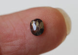 Salt And Pepper Diamond Oval Cut 5.1x4 mm Fancy Oval Shape Diamond Cabochon