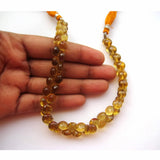 9 mm-10 mm Beer Quartz Faceted Onion Briolettes, Beer Quartz Briolette Beads