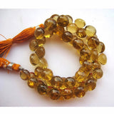 9 mm-10 mm Beer Quartz Faceted Onion Briolettes, Beer Quartz Briolette Beads