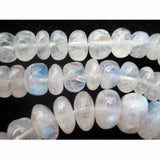 4mm-12mm Rainbow Moonstone Plain Rondelle, White Rainbow Rondelle Beads, Bead