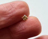 Champagne Diamond, Princess Cut Diamond, Melee Diamond, 2.9x2.8mm-PDD501