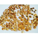 3mm Citrine Cut Stone, Calibrated Citrine Round Faceted Stone, Solitaire Shape