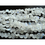 9 mm Rainbow Moonstone Faceted Heart Beads, Rainbow Moonstone Beads, Rainbow