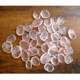 14-17mm Rose Quartz Rose Cut Cabochon, Rose Quartz Faceted Flat Cabochons