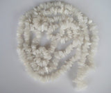 5 mm White Quartz Chips, White Quartz Beads, White Quartz Gemstone Chips, 32 In