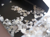 2-5mm White Diamond Slices, Natural Rough Diamond, Raw Diamond Chips