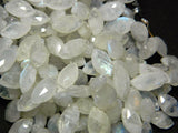 7x14 mm Rainbow Moonstone Faceted Marquise Beads, Moonstone Marquise, Rainbow