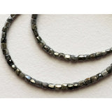1.5mm-2.5mm Gray Sparkling Faceted Diamond Beads, Conflict Free Diamonds