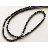 3mm Black Sparkling Faceted Diamond For Jewelry (2Pcs To 10Pcs Options)