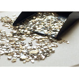3mm-5mm Gray Diamond Slices, Faceted Diamond Slices, Raw Diamond Slices