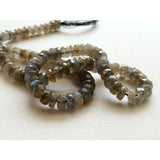 6 mm Labradorite Faceted Rondelle Bead, Blue Fire Gem Stone, Labradorite Faceted