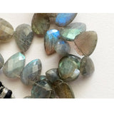 15x10 mm Labradorite Faceted Pear Beads, Natural Labradorite, Beautiful