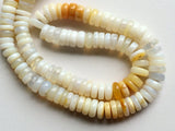 10-11mm Fire Opal Plain Tyre Bead, Rare Opal Spacer Opals, Original Opal, Rare