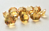 9x11mm Citrine Cut Stone Lot, Oval Faceted Calibrated Citrine Oval Cut Stone