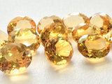 6x8mm Citrine Oval Cut Stone, Oval Faceted Calibrated Citrine, Orange Cut Stones