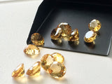 8x10mm Each Citrine Oval Cut Stone, 6 Piece Citrine Faceted Calibrated Cut Stone