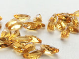 6x12mm Citrine Marquise Cut Stone, Citrine Faceted Calibrated Gemstones