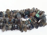 5-7 mm Labradorite Gemstone Chips, Labradorite Beads, 32 Inch, Labradorite Fire