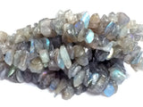 5-7 mm Labradorite Gemstone Chips, Labradorite Beads, 32 Inch, Labradorite Fire