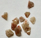 5-6mm Approx Brown Diamond Rough Slices, Brown Rough Diamond Slices, Natural