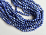 5mm Sodalite Stone, Natural Blue Sodalite Rondelle, Blue Beads, 13 Inch Sodalite