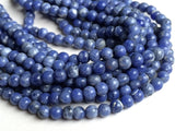 5mm Sodalite Stone, Natural Blue Sodalite Rondelle, Blue Beads, 13 Inch Sodalite